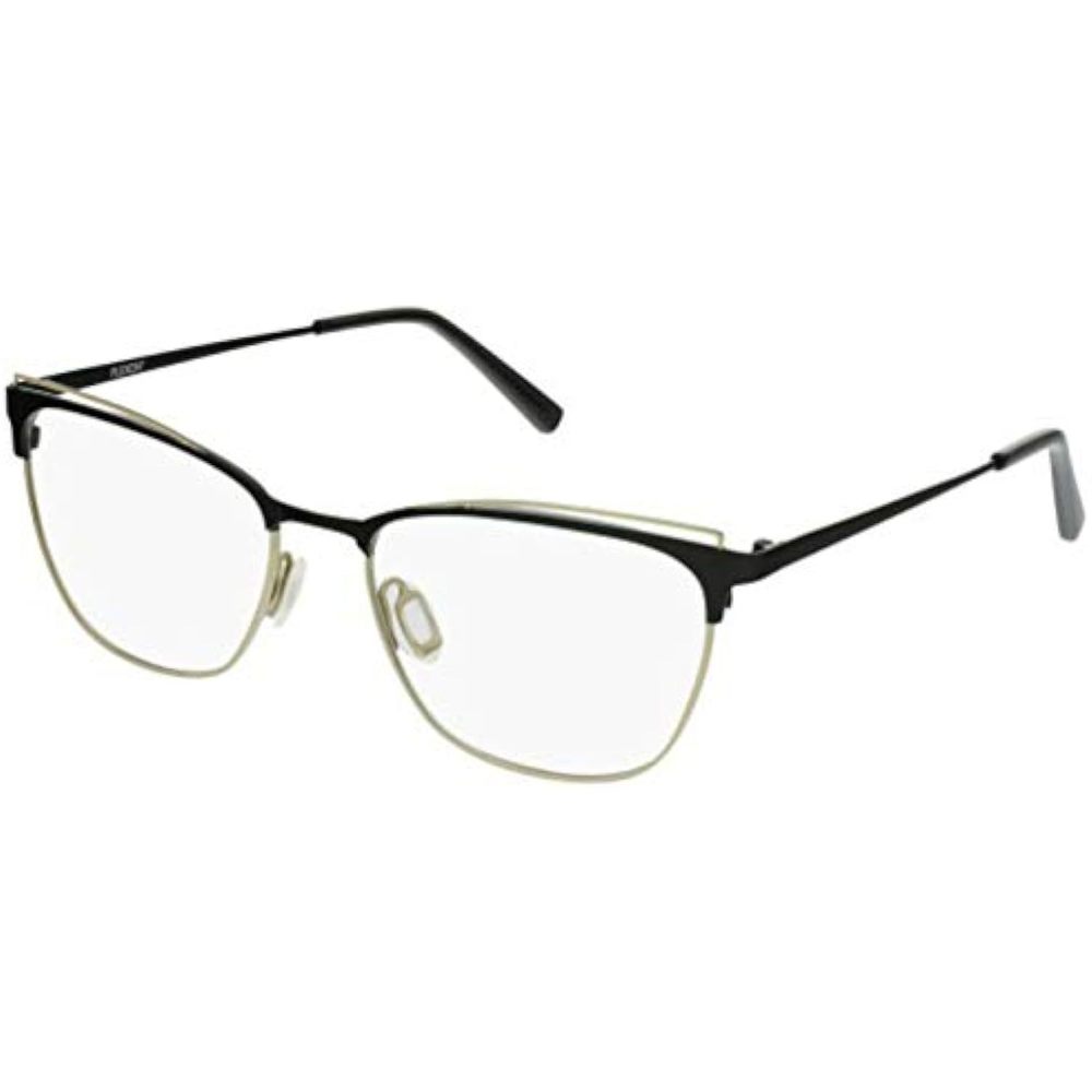 NEW FLEXON W3100 001 Black Flexible Titanium Eyeglasses 53mm with Flexon Case